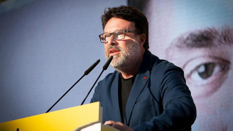 Joan Josep Nuet en un mítin de ERC en Sabadell | David Zorrakino - Europa Press - Archivo ep joan josep nuet en un mitin de erc en sabadell