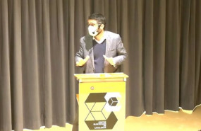 ep jordi puignero conseller de politicas digitales en la presentacion del centro blockchain de