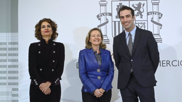 ep la nueva vicepresidenta primera y ministra de hacienda maria jesus montero la exministra de