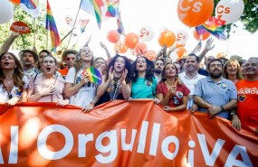 ep la portavoz de ciudadanos en el congreso ines arrimadas junto otros politicos del partido en la
