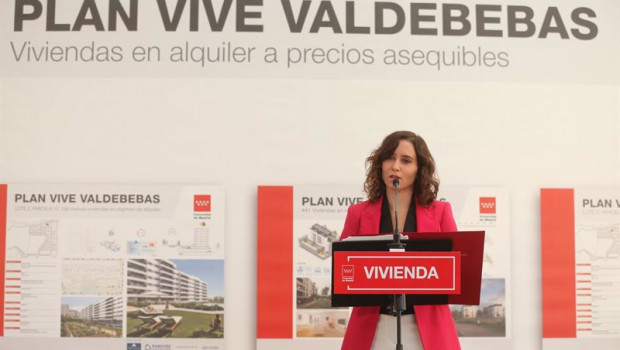 ep la presidenta de la comunidad de madrid isabel diaz ayuso interviene durante su visita a una de