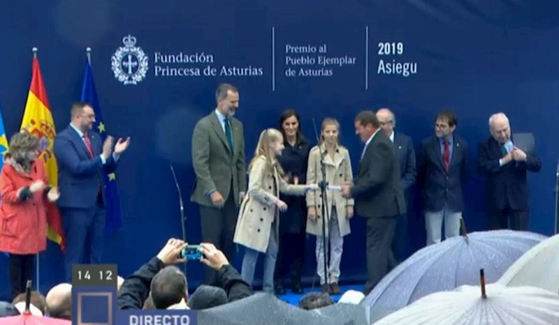 ep la princesa de asturias entrega el premio al pueblo ejemplar 2019