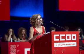 ep la vicepresidenta primera y ministra de hacienda maria jesus montero durante el 13 congreso