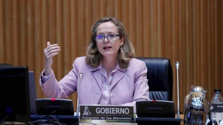 ep la vicepresidenta tercera y ministra de asuntos economicos nadia calvino comparece en el congreso ep la vicepresidenta tercera y ministra de asuntos economicos nadia calvino comparece en el congreso