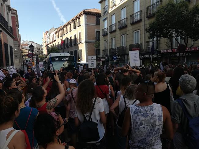 Manifestación en apoyo de Juana Rivas en Madrid | EUROPA PRESS ep manifestacionapoyojuana rivasmadrid