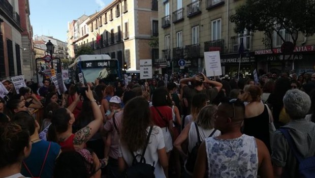 ep manifestacionapoyojuana rivasmadrid