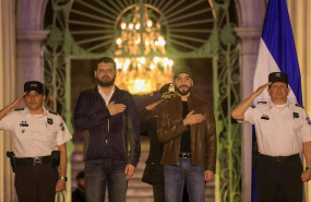 ep nayib bukele preside la juramentacion de policias
