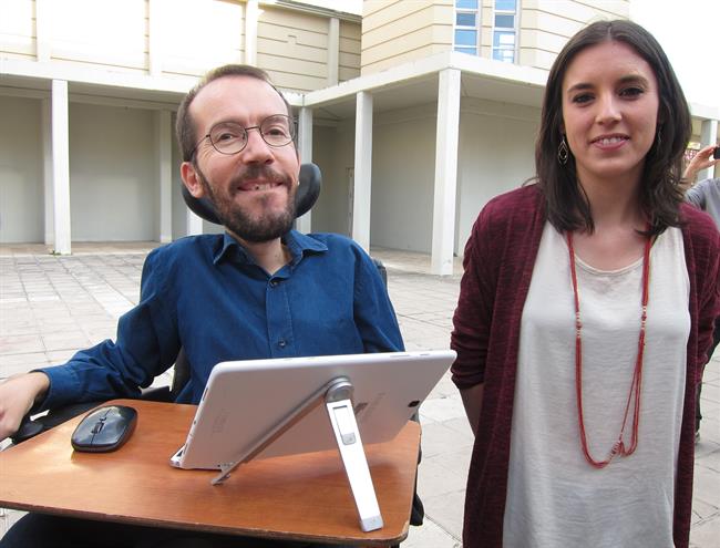 ep pablo echenique e irene montero podemos enactozaragoza