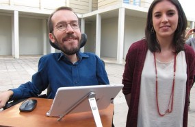 ep pablo echenique e irene montero podemos enactozaragoza