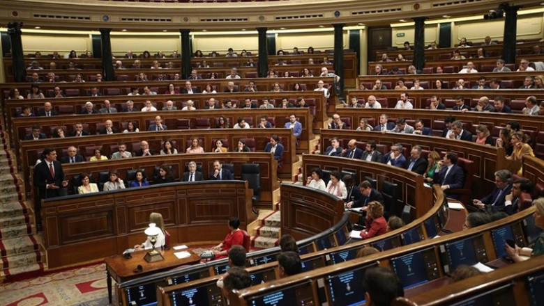 Plano general de la bancada del PSOE | EUROPA PRESS - Archivo ep plano generalla bancadapsoe