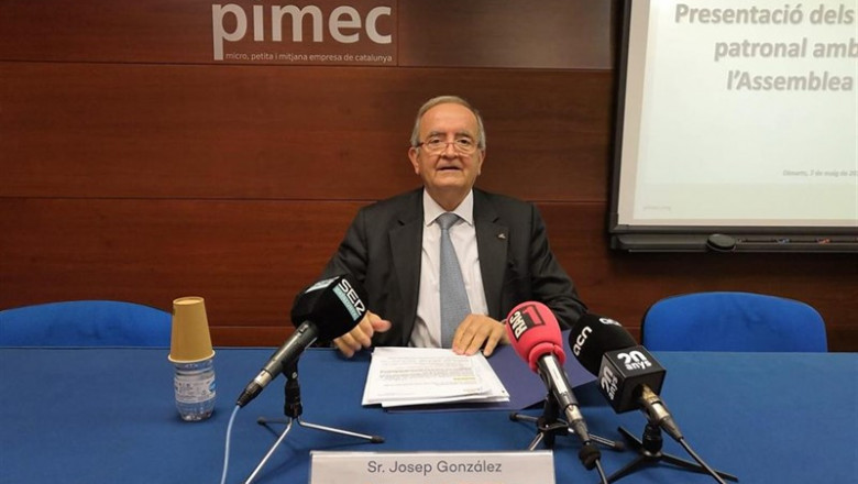 El presidente de Pimec, Josep González. | PIMEC - Archivo ep presidentepimec josep gonzalez 20190822161904