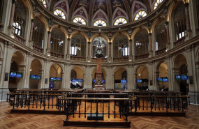 ep una de las instalaciones del palacio de la bolsa de madrid