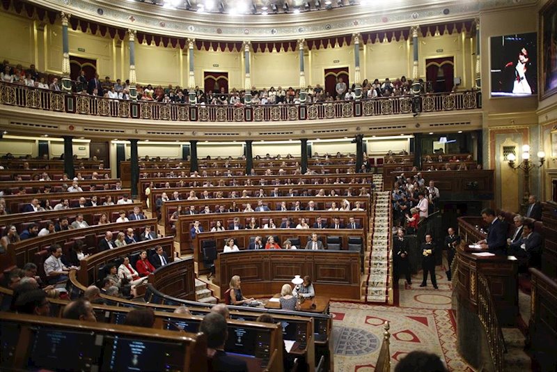 ep vista del hemiciclo del congreso de los diputados durante la xiii legislatura