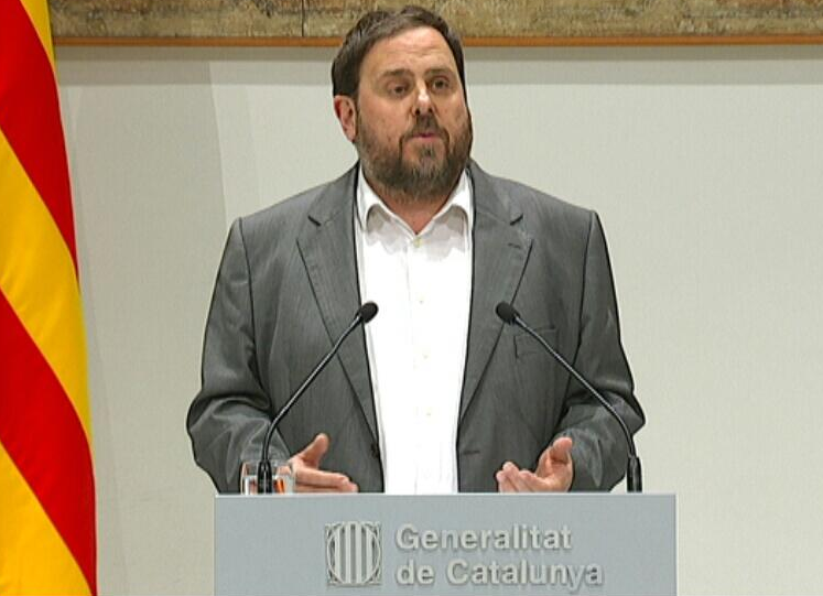 Junqueras anuncio adelanto electoral