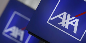 les logos d axa sont visibles sur un batiment a nanterre 