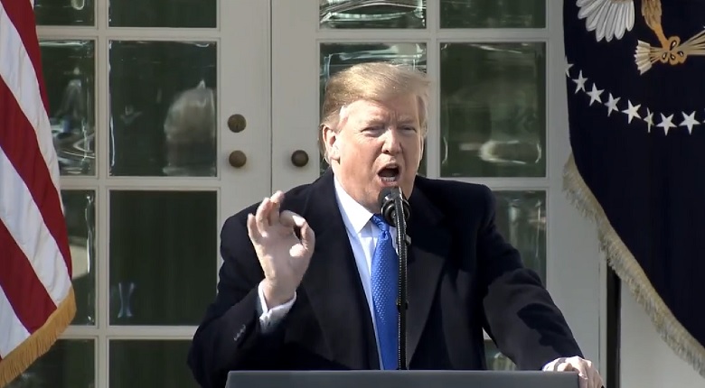 Donald Trump, presidente de EEUU trump estado emergencia casa blanca