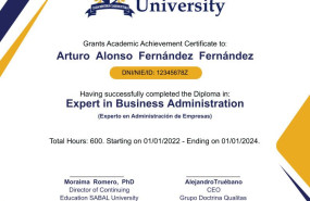 ejemplo diploma sabal