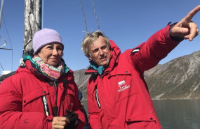ep ana botin y jesus calleja en una expedicion a groenlandia dentro del programa planeta calleja