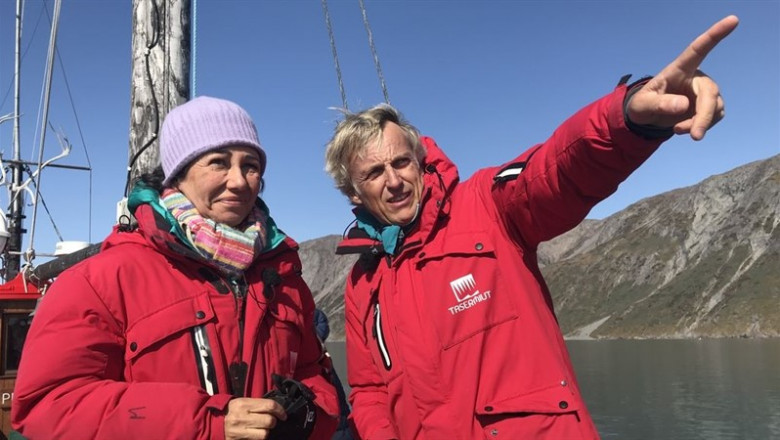 Ana Botin y Jesús Calleja en una expedición a Groenlandia dentro del programa 'Planeta Calleja' | MEDIASET ep ana botin y jesus calleja en una expedicion a groenlandia dentro del programa planeta calleja