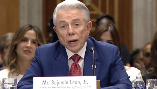 ep archivo   el proximo embajador de eeuu en espana benjamin leon durante una audiencia del senado
