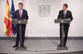 ep archivo - i-d el presidente de la patronal ceoe antoni garamendi y el presidente de cepyme