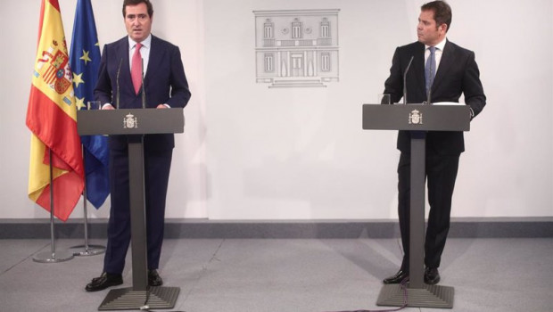 ep archivo - i-d el presidente de la patronal ceoe antoni garamendi y el presidente de cepyme