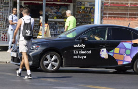 ep archivo   un taxi de uber en la zona de atocha a 24 de agosto de 2023 en madrid