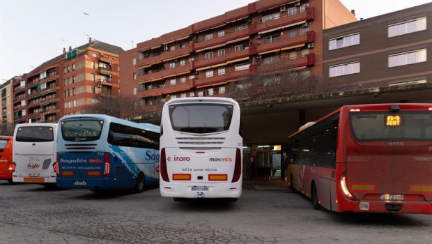 ep archivo   varios autobuses en la estacion de fabra i puig a 23 de enero de 2026 en barcelona