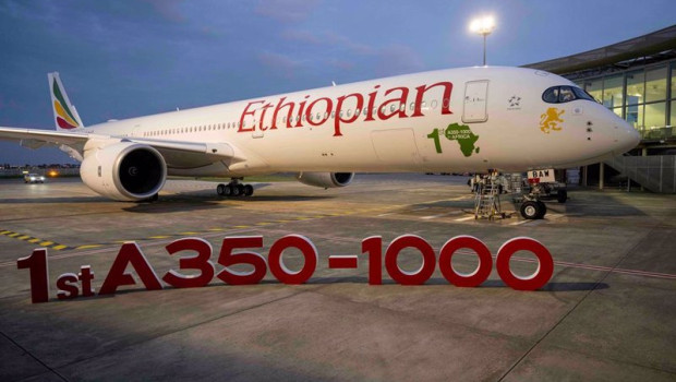 ep avion airbus a350 1000 de ethiopian airlines