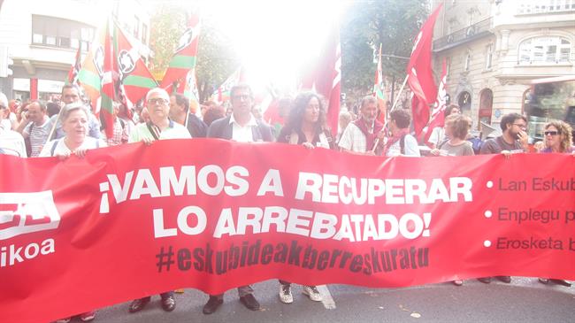 Campaña Defensa De Lo Público CCOO Euskadi. | EUROPA PRESS. ep campana defensalo publico ccoo euskadi
