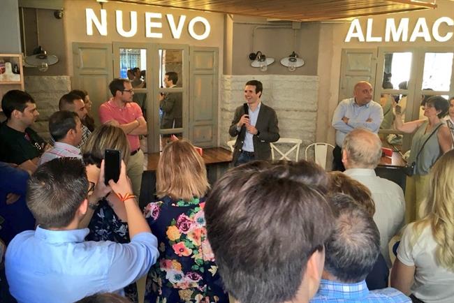 Casado en un acto con militantes en Toledo | TWITTER ep casadoun actomilitantestoledo