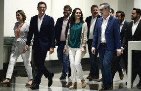 ep el expresidente de ciudadanos albert rivera la portavoz en el congreso de los diputados ines