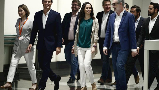 ep el expresidente de ciudadanos albert rivera la portavoz en el congreso de los diputados ines