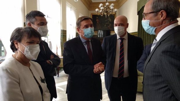 ep el ministro de agricultura pesca y alimentacion luis planas centro antes de la presentacion del