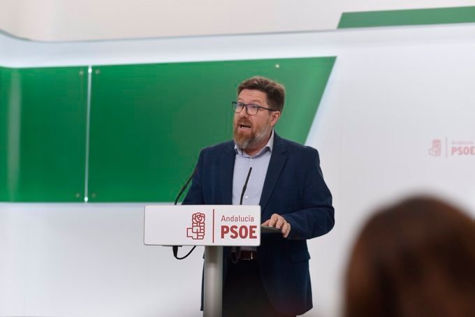 ep el portavoz adjunto del grupo parlamentario socialista rodrigo sanchez haro este martes en rueda