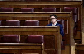 ep el portavoz de mas pais inigo errejon durante el pleno extraordinario para explicar la