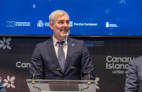 ep el presidente de canarias fernando clavijo en la inauguracion del stand de canarias en fitur