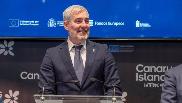 ep el presidente de canarias fernando clavijo en la inauguracion del stand de canarias en fitur