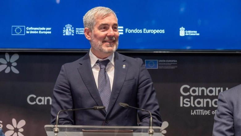 ep el presidente de canarias fernando clavijo en la inauguracion del stand de canarias en fitur ep el presidente de canarias fernando clavijo en la inauguracion del stand de canarias en fitur
