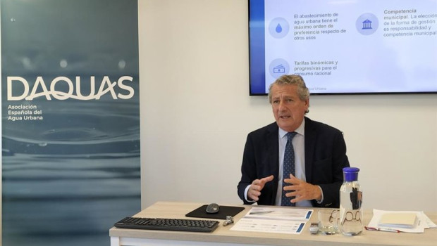 ep el presidente de la asociacion espanola del agua urbana daquas jesus maza en rueda de prensa este