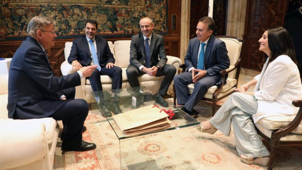 ep el presidente de la generalitat ximo puig y la consellera de politica territorial rebeca torro se