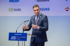 ep el presidente del gobierno pedro sanchez interviene en la clausura de la jornada sobre los fondos
