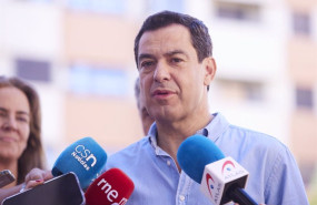 ep el presidente del partido popular de andalucia juanma moreno atiende a los medios de comunicacion