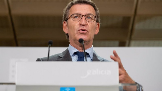 ep el titular del gobierno gallego alberto nunez feijoo durante la rueda de prensa del consello de