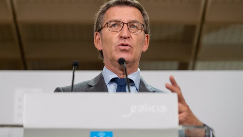 ep el titular del gobierno gallego alberto nunez feijoo durante la rueda de prensa del consello de ep el titular del gobierno gallego alberto nunez feijoo durante la rueda de prensa del consello de