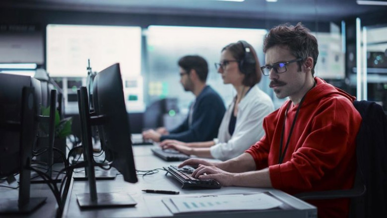 ep empleados en una oficina