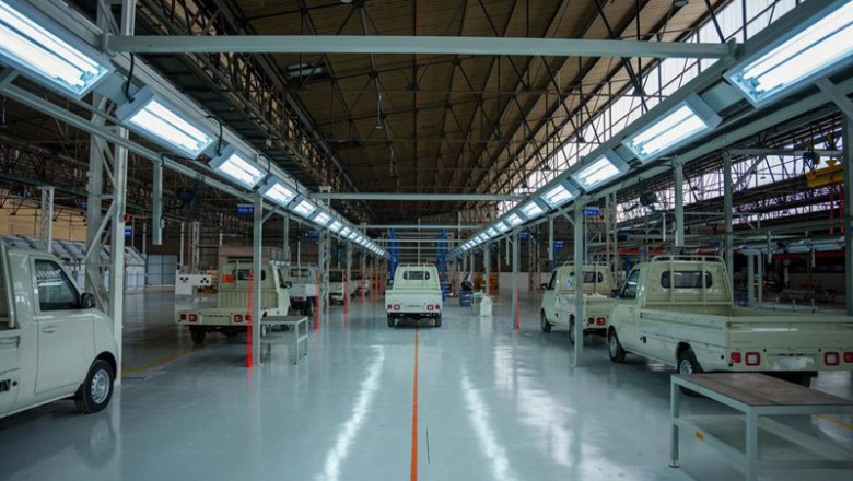 ep imagen de las instalaciones y equipamientos de una planta automovilistica