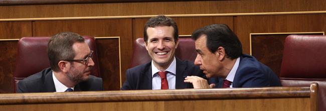 Javier Maroto, Pablo Casado y Fernando Martínez Maillo | EUROPA PRESS ep javier maroto pablo casadofernando martinez maillo