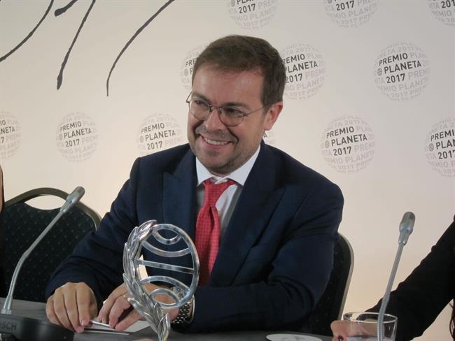 Javier Sierra, en rueda de prensa tras ganar el Premio Planeta | EUROPA PRESS ep javier sierra en ruedaprensaganarpremio planeta