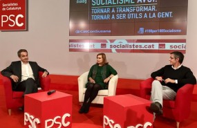 ep jose luis rodriguez zapatero psoe helena arribas psc y eduardo madina psoe